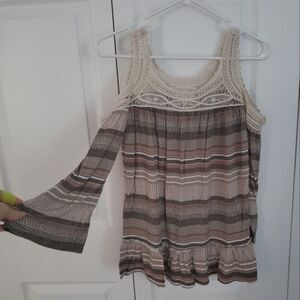 Maurices Cold Shoulder Blouse Women's Size Small